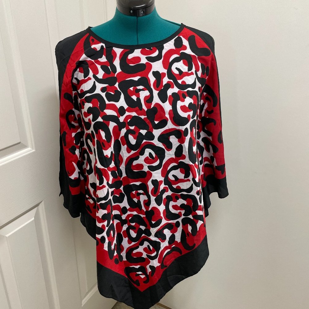 Calvin Klein L/XL handkerchief blouse